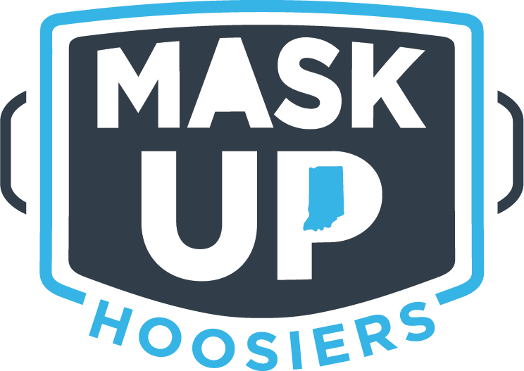 Mask Up Hoosiers Logo