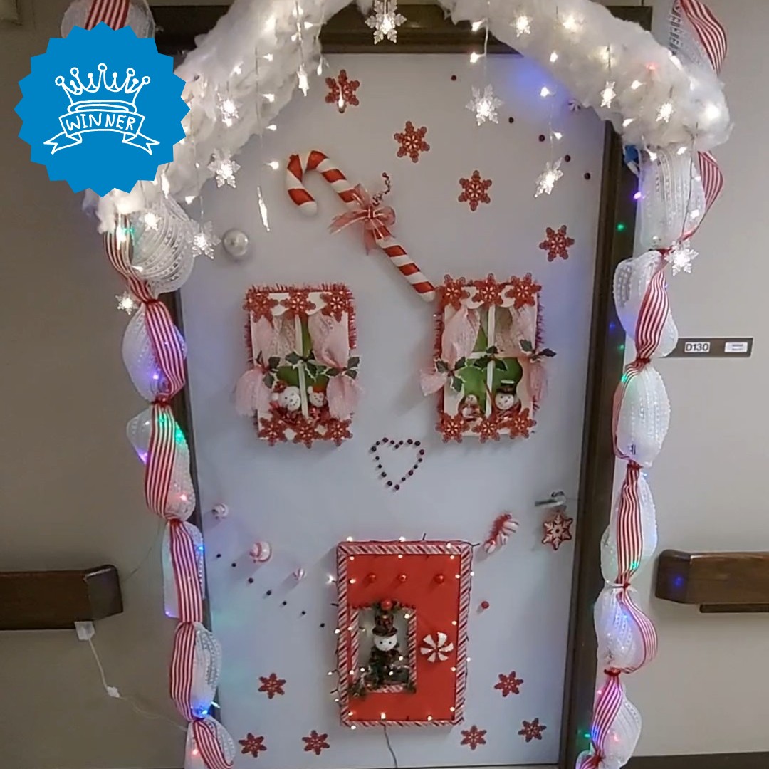 We held a door decorating contest for this Christmas Season - check out the great decorations from our residents!